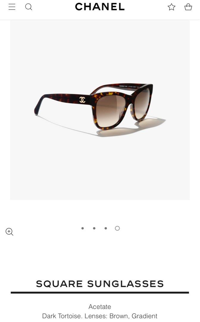 Chanel square top sunglasses