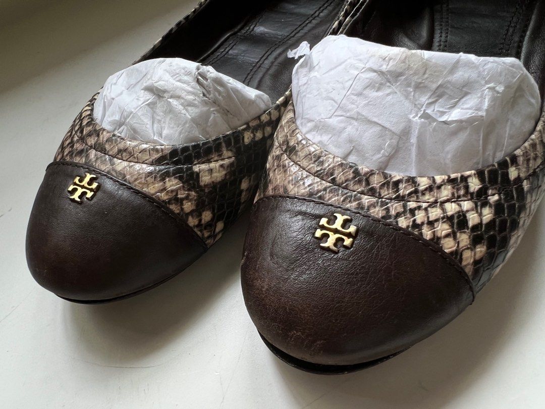 Tory burch online snakeskin shoes