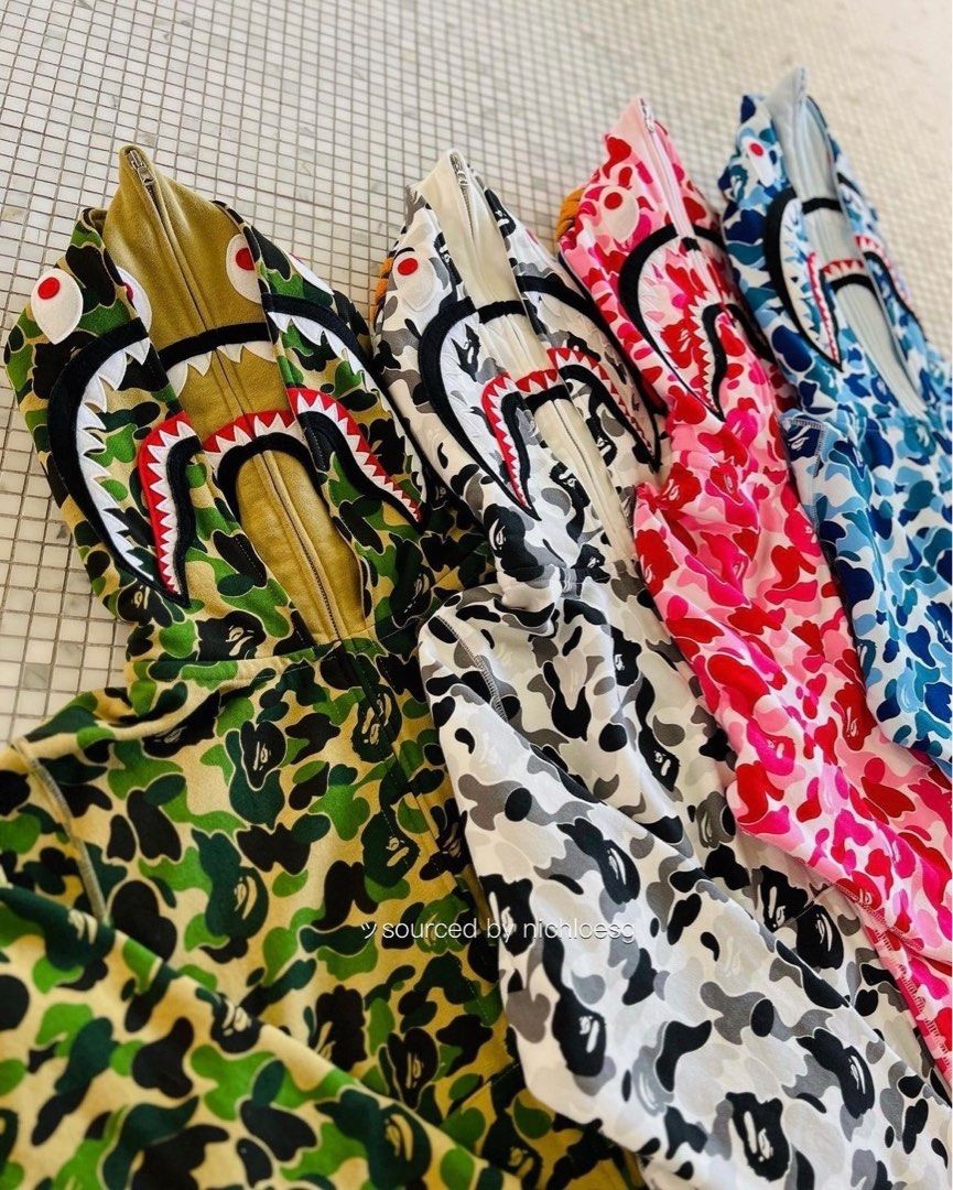 Bape double shark shop