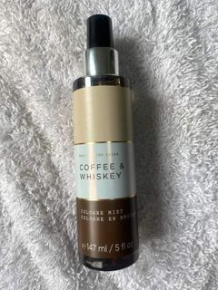 Bath and Body Works Coffee and Whiskey Cologne Mist