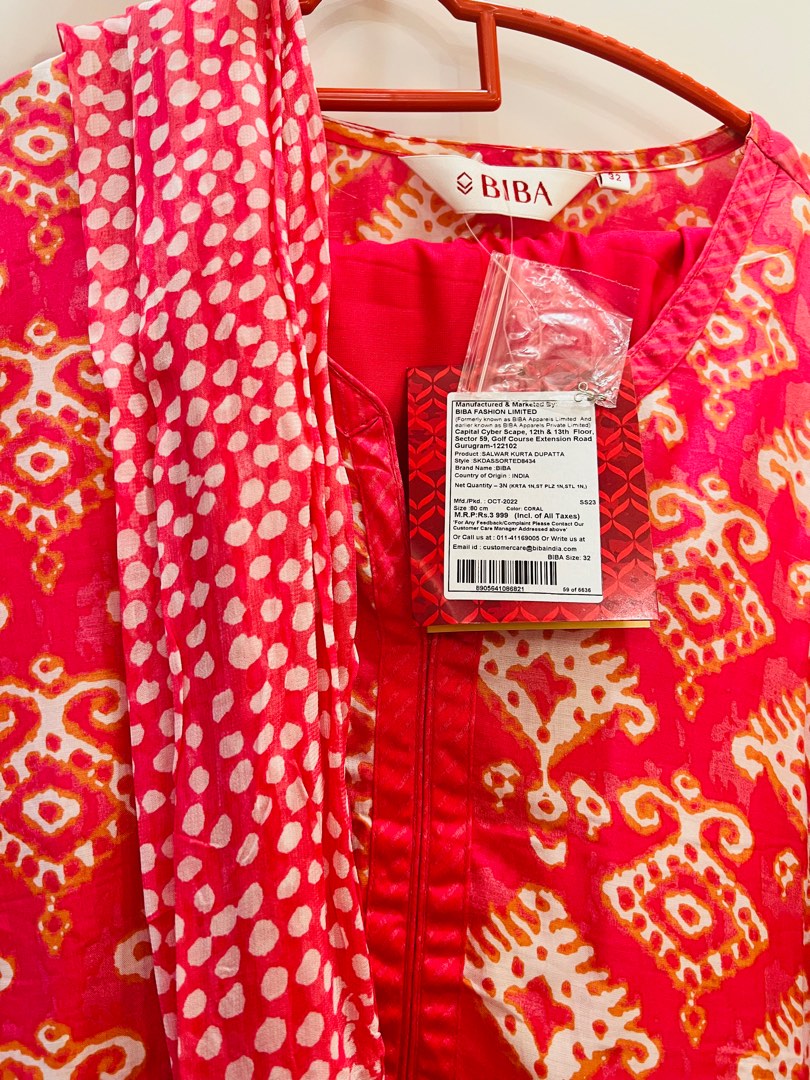 Biba brand new suit, Women's Fashion, Dresses & Sets, Traditional & Ethnic  wear on Carousell