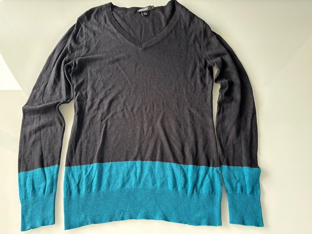 dkny blue sweater