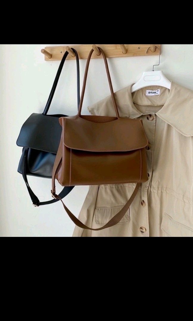 Black PU Leather Bag