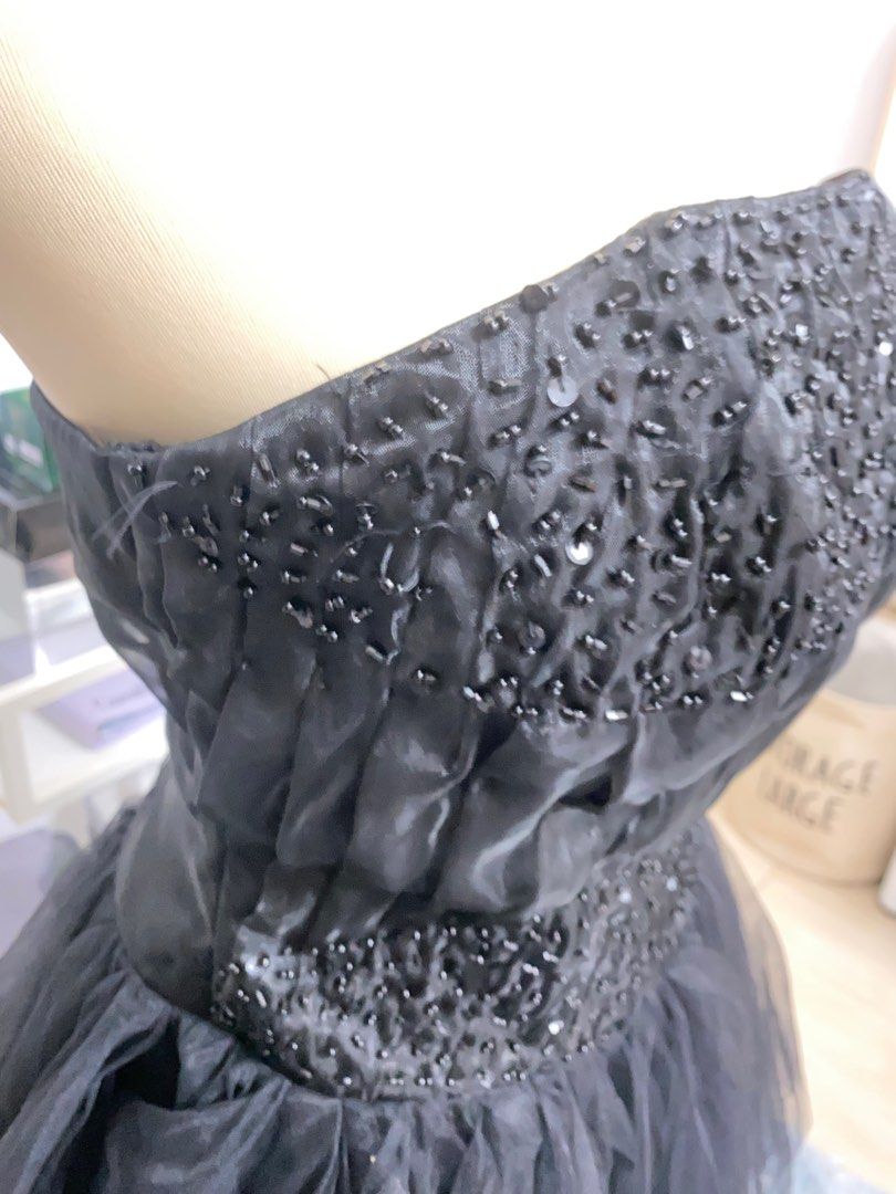 Black Tutu Dress, Women's Fashion, Dresses & Sets, Evening Dresses & Gowns  on Carousell