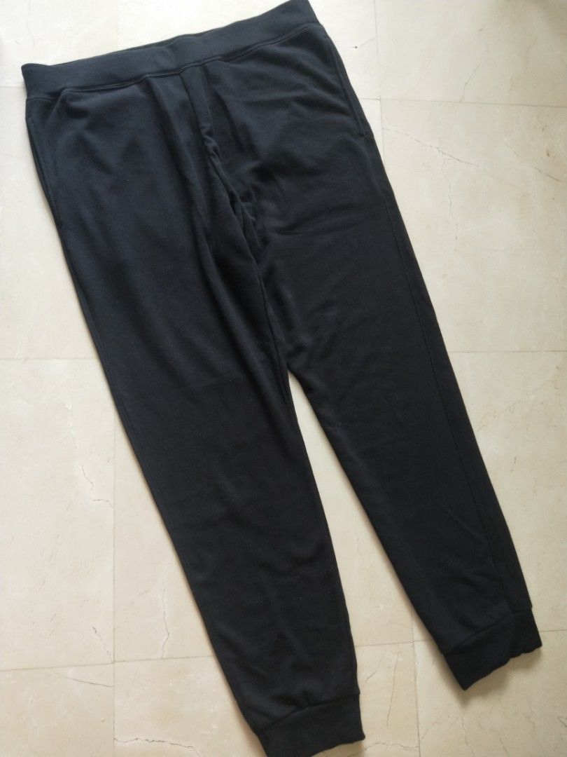 BN Muji men's long pants trousers black, Men's Fashion, Bottoms