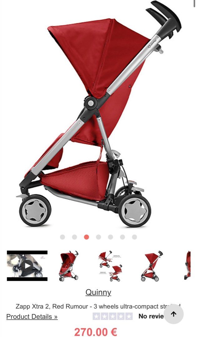 Quinny zapp xtra store 2 red rumour