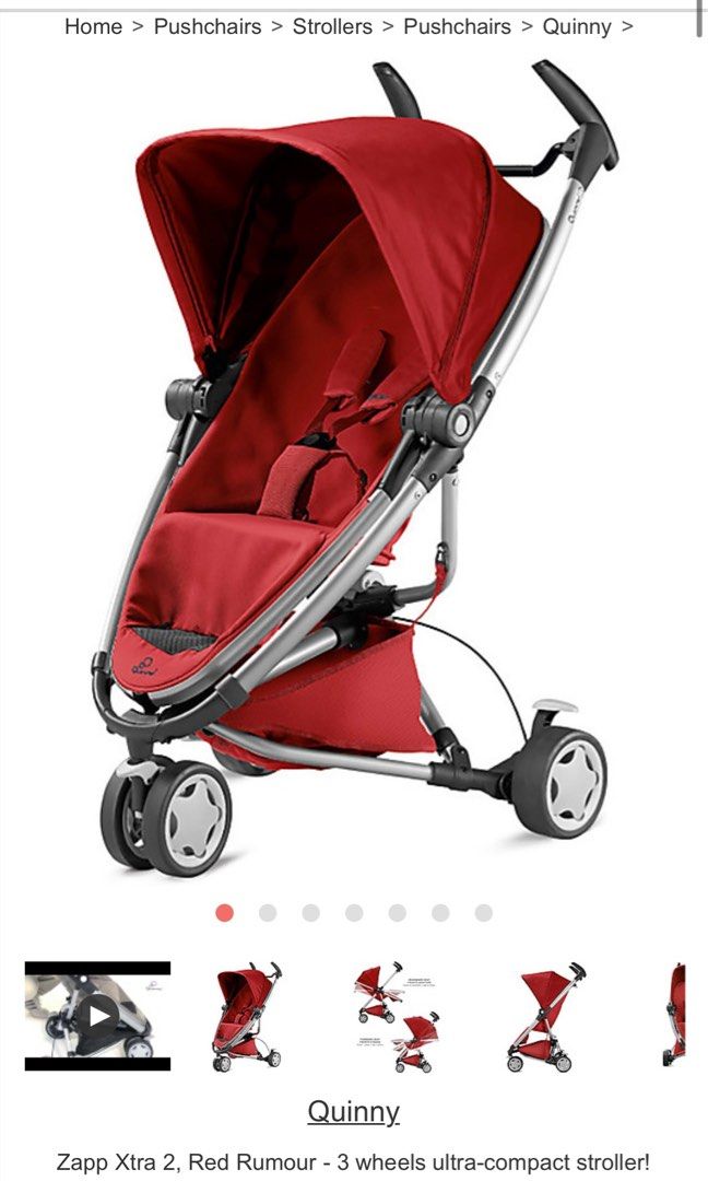 Quinny zapp sales xtra red