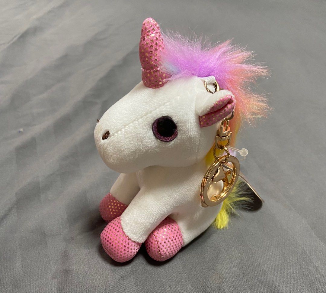 Rainbow hotsell unicorn keychain
