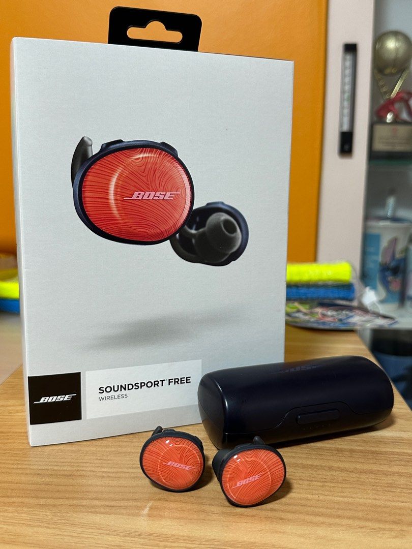Bose soundsport free cheap wireless headphones orange