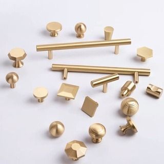 VINOGA Brass Cabinet Handles and Knobs