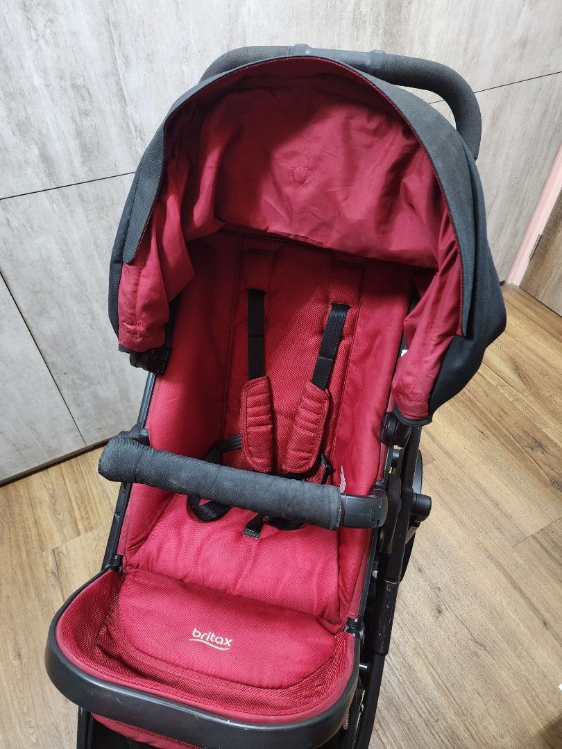 Britax double clearance stroller red