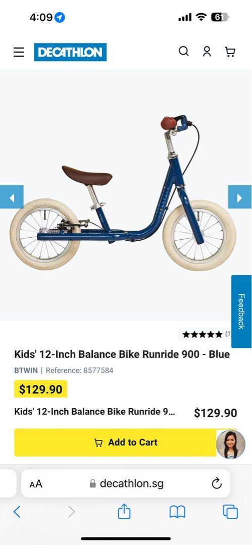 Btwin 12 inch sales