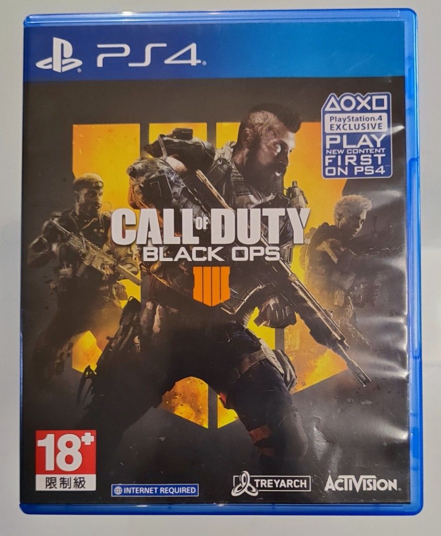 Call of Duty Black Ops 4 PS4 Games PlayStation 4, Video Gaming, Video  Games, PlayStation on Carousell