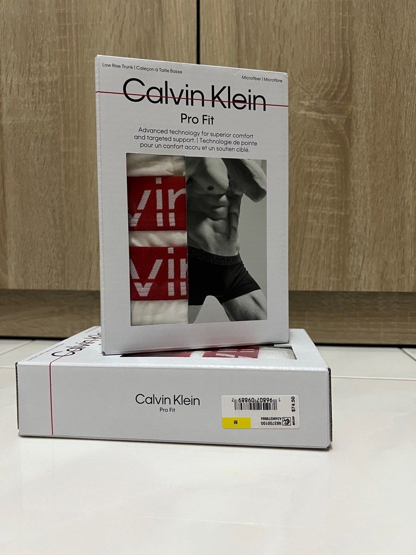 Calvin Klein Trunks, Men's Fashion, Bottoms, New Underwear on