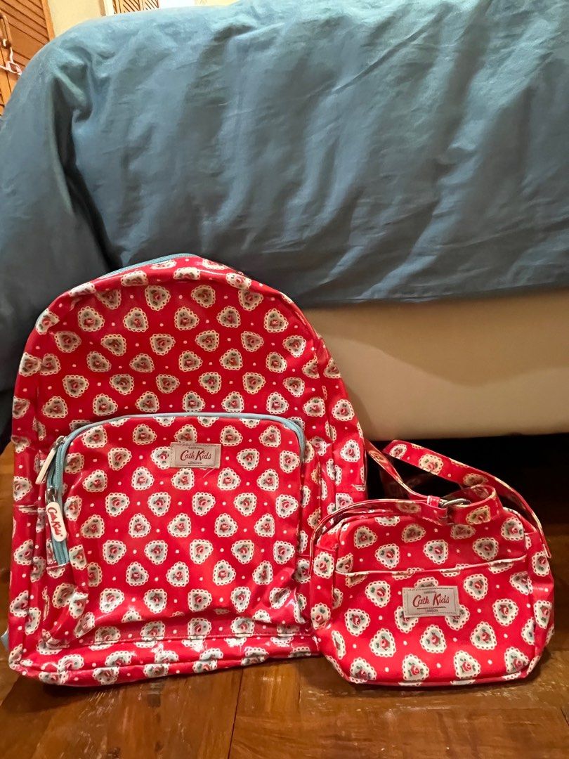 Cath kidston red backpack sales