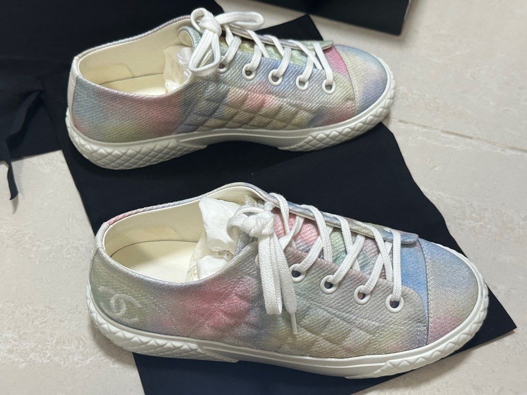 Chanel Rainbow Sneakers size 36