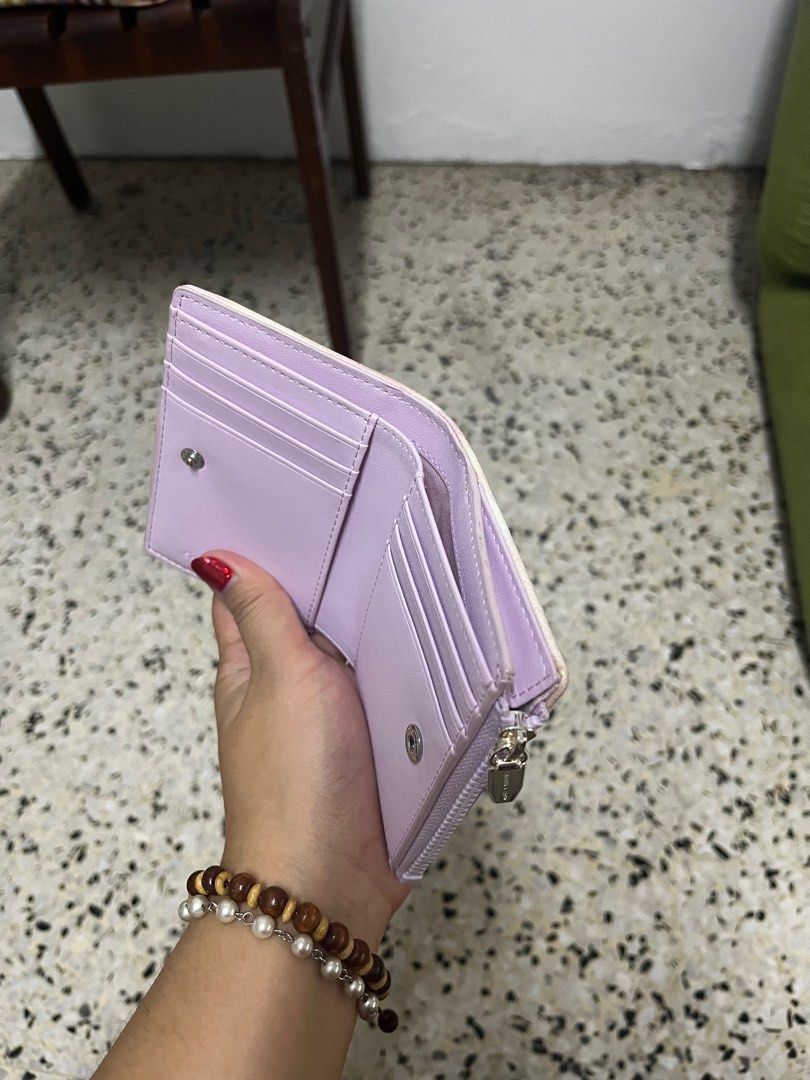 Kate spade shop holographic wallet