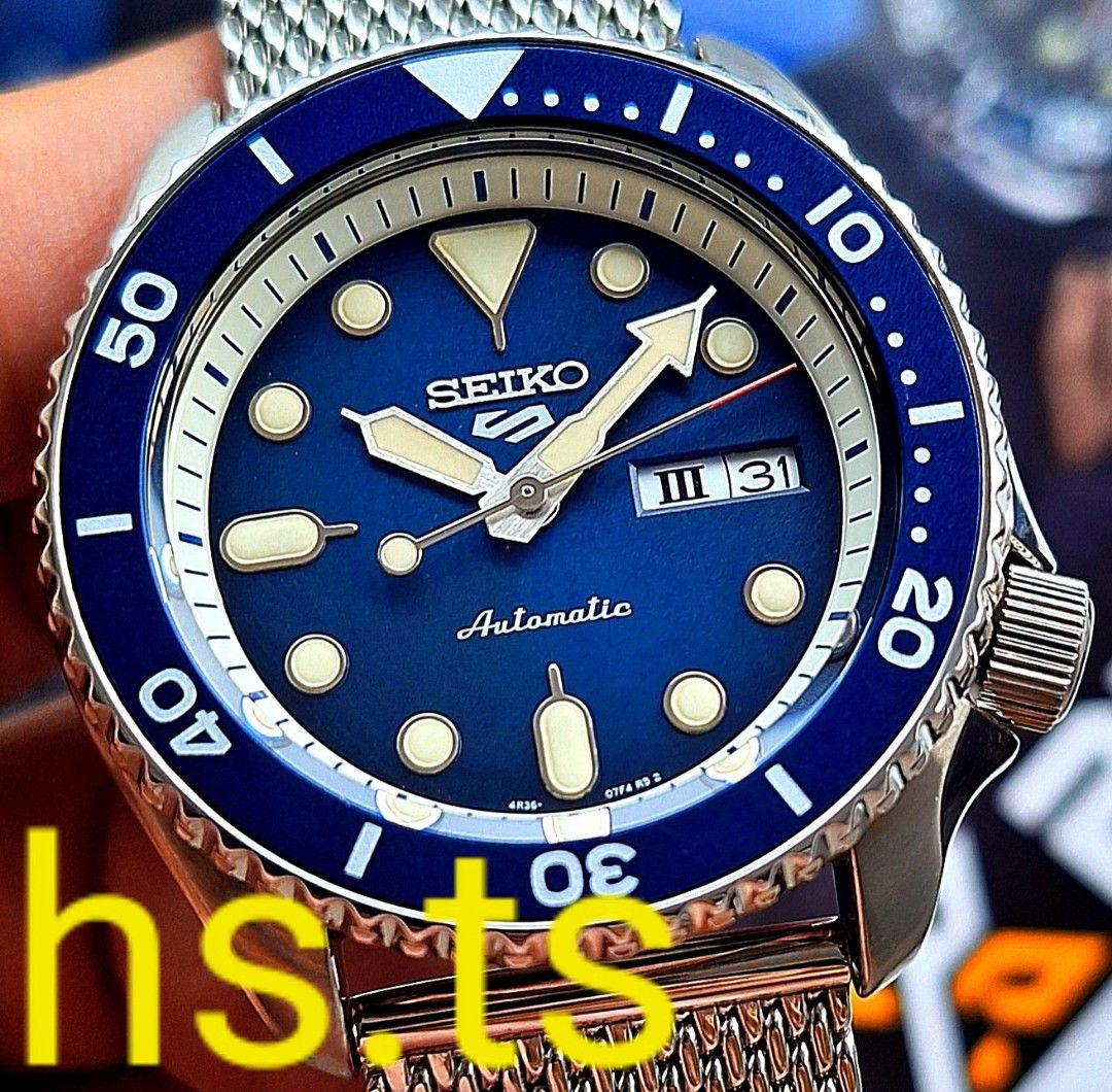CHEAPEST Seiko 5 Vintage Blue 5KX Automatic Sports Watch SRPD71K1