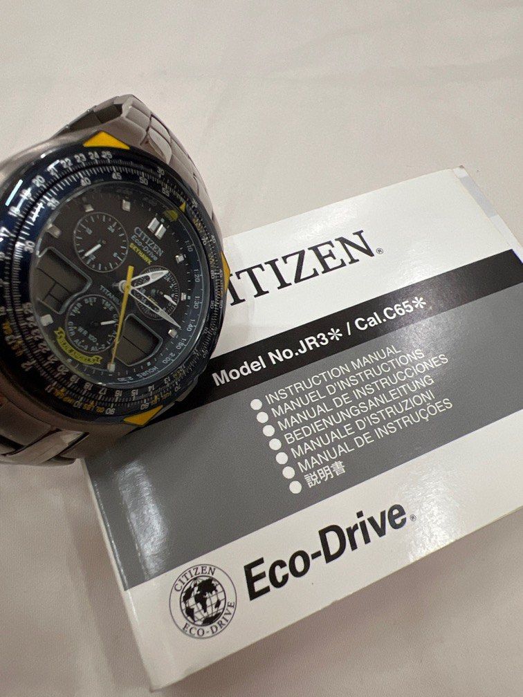 Citizen eco drive skyhawk blue angels manual sales