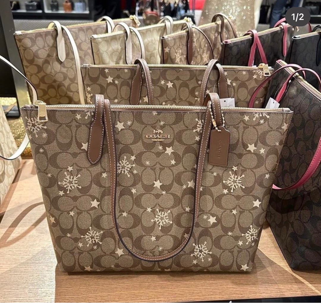 Coach snowflake deals tote