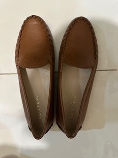 Cole Haan Evelyn Driver Brown Loafers US Womens 8.5