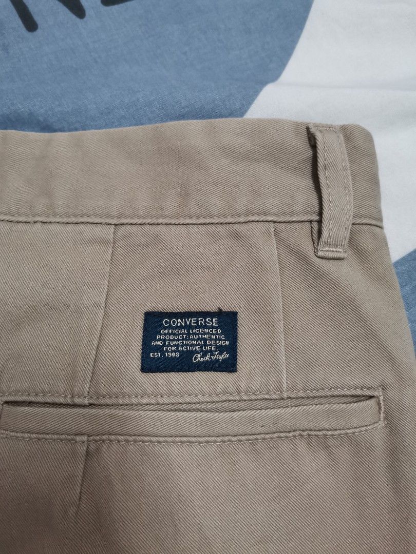 Chinos and shop converse