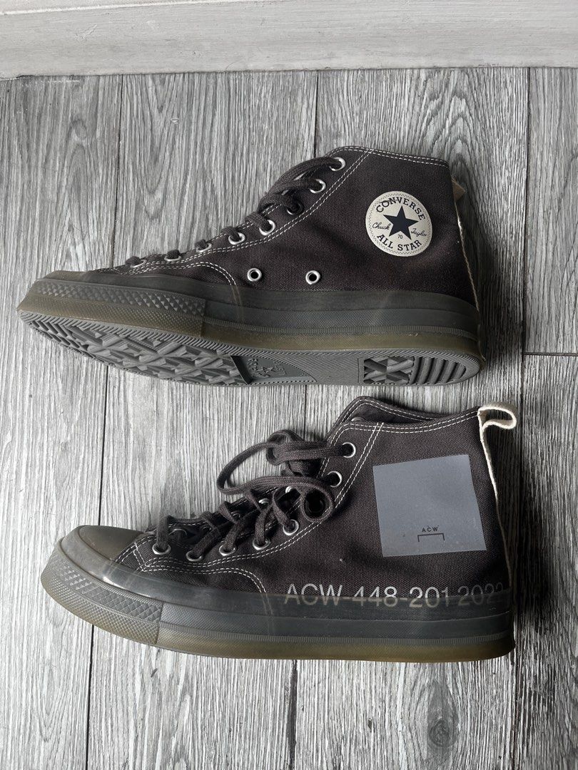 Converse x A Cold Wall (Category: Sneakers) located in Quezon City. Submitted by whatsupg (Listing ID 1273742849, Image 3). Description: Lightly used Converse x A-Cold-Wall collab. In very good condition. Used a few times only. RFS: decluttering Item is in Ortigas. .