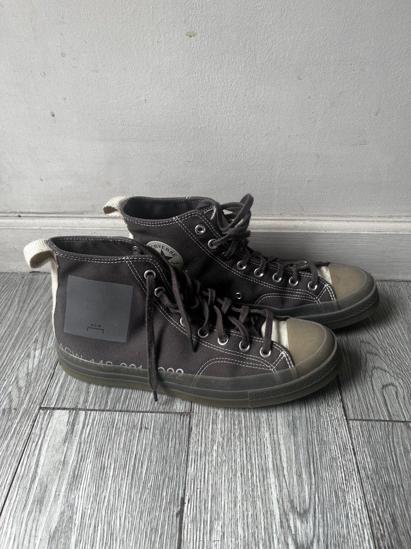 Converse x A Cold Wall (Category: Sneakers) located in Quezon City. Submitted by whatsupg (Listing ID 1273742849, Image 1). Description: Lightly used Converse x A-Cold-Wall collab. In very good condition. Used a few times only. RFS: decluttering Item is in Ortigas. .