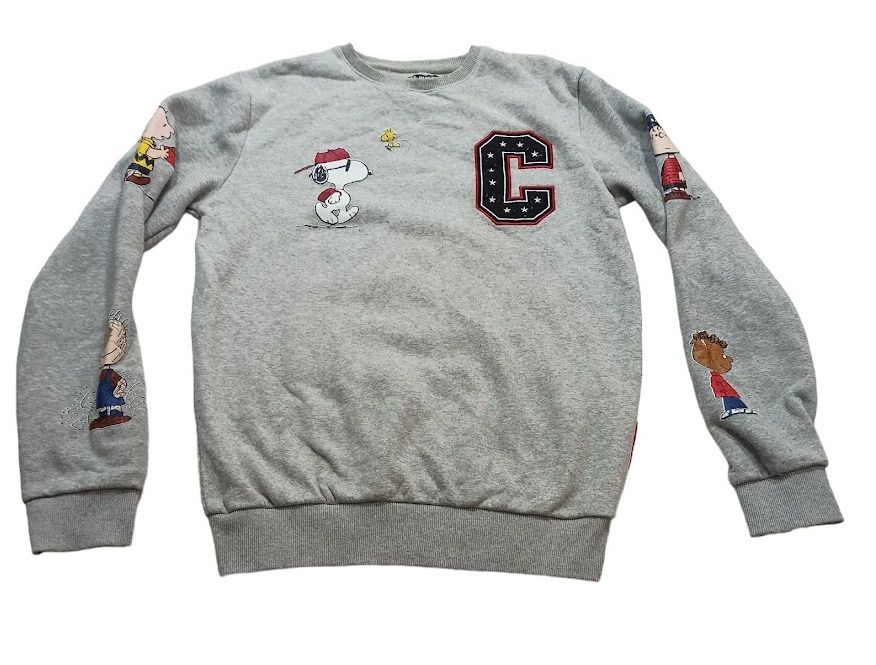 Criminal Damage Sweatshirt Top Peanuts Snoopy Charlie Brown LARGE