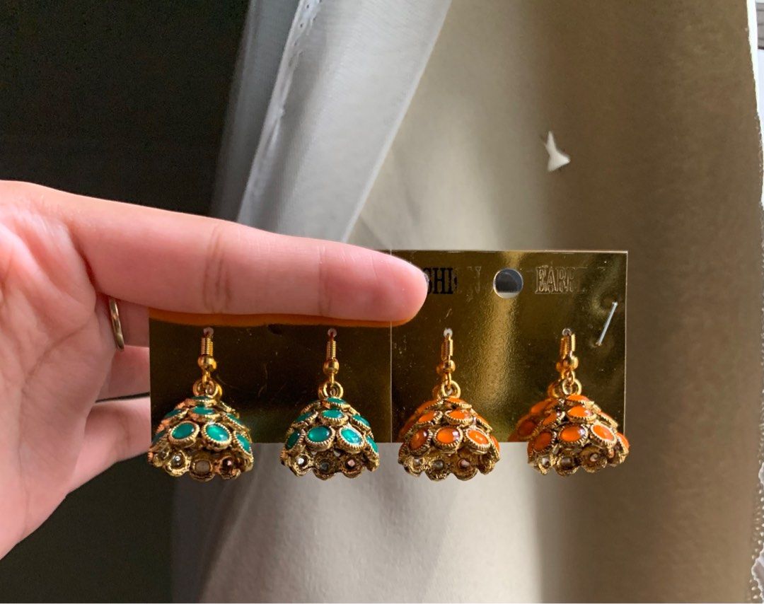 Cute jhumkas sales
