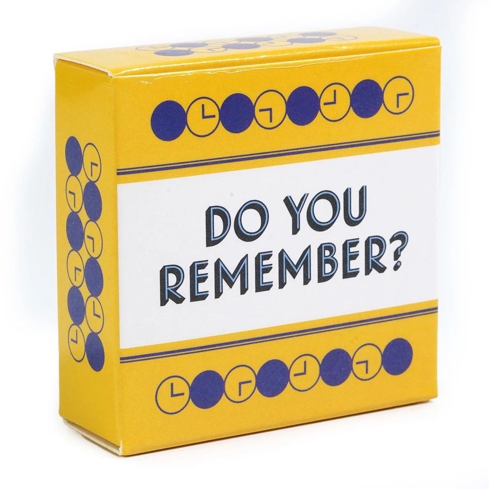 Do you remember family bonding card game friends board game bonding time  deep talk secrets conversational starter party games