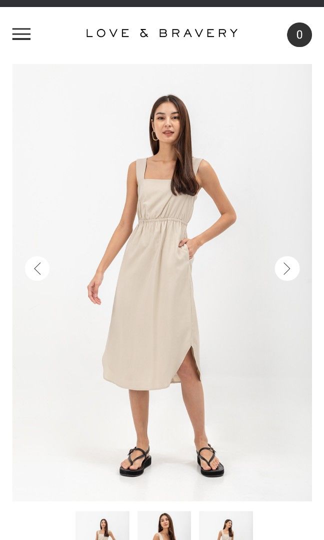 Elastic waist 2025 midi dress