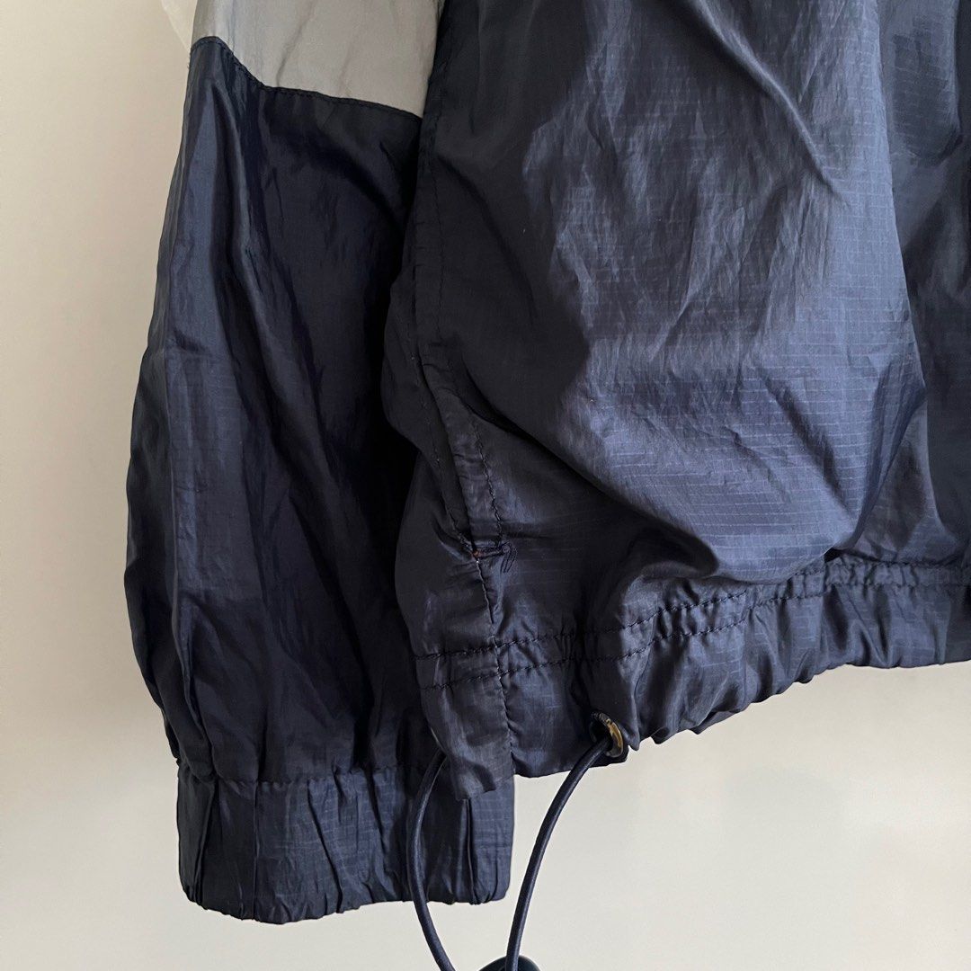 FILA White Line Cedric Lightweight Windbreaker Jacket In Navy