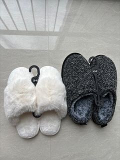 Fur discount fluffy slippers