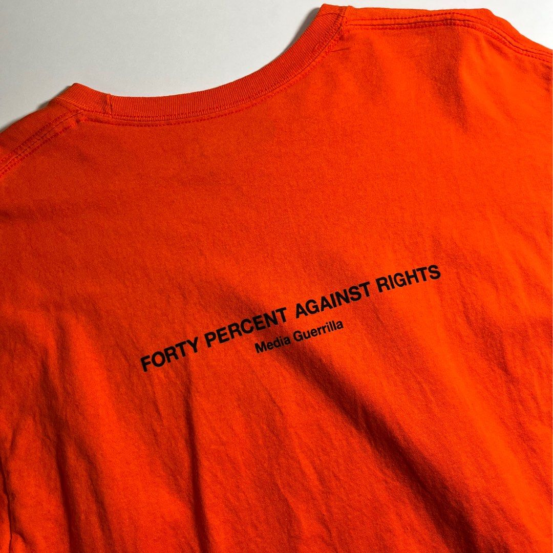 FORTY PERCENT AGAINST RIGHTS LS TEE L, 其他, 其他- Carousell