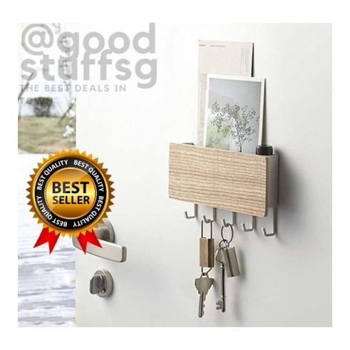 FREE Japanese Wall Hanging Storage Wooden Shelf Home Multifunctional Wall Decorative Racks Door Storage Hanger Hooks Furniture Home Living Home Improvement Organisation Home Improvement Tools Accessor...