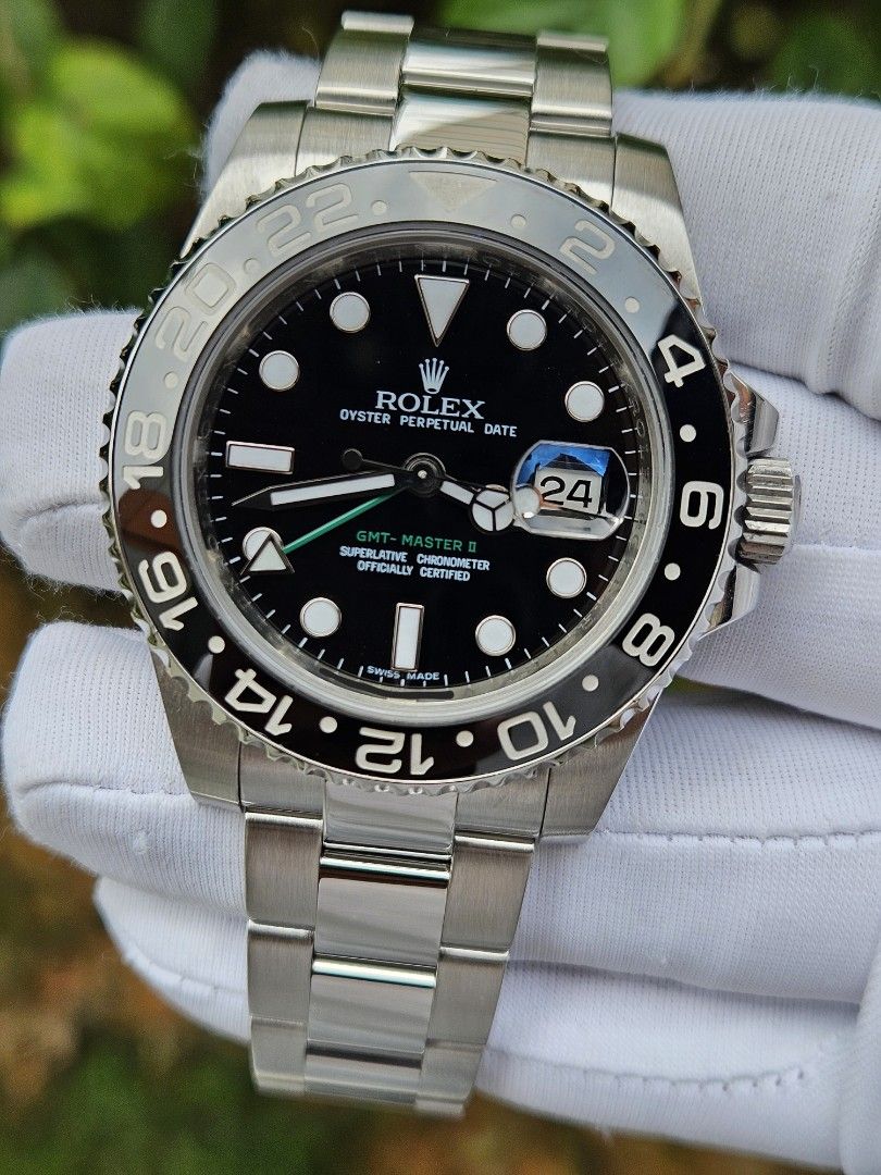 Gmt master cheap ii stainless steel