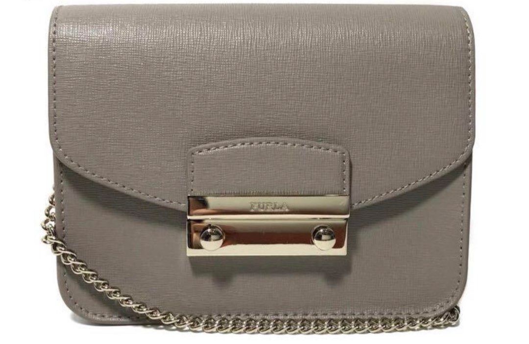 Furla Julia Crossbody Bag light grey