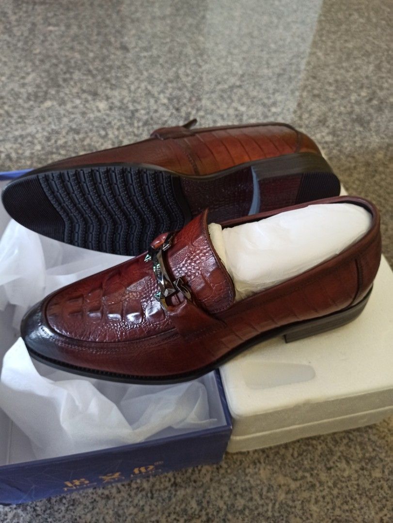 Genuine leather discount shoes price
