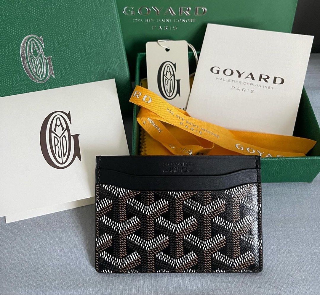 Goyard card holder best sale womens
