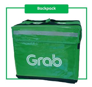 Grabfood backpack on sale size