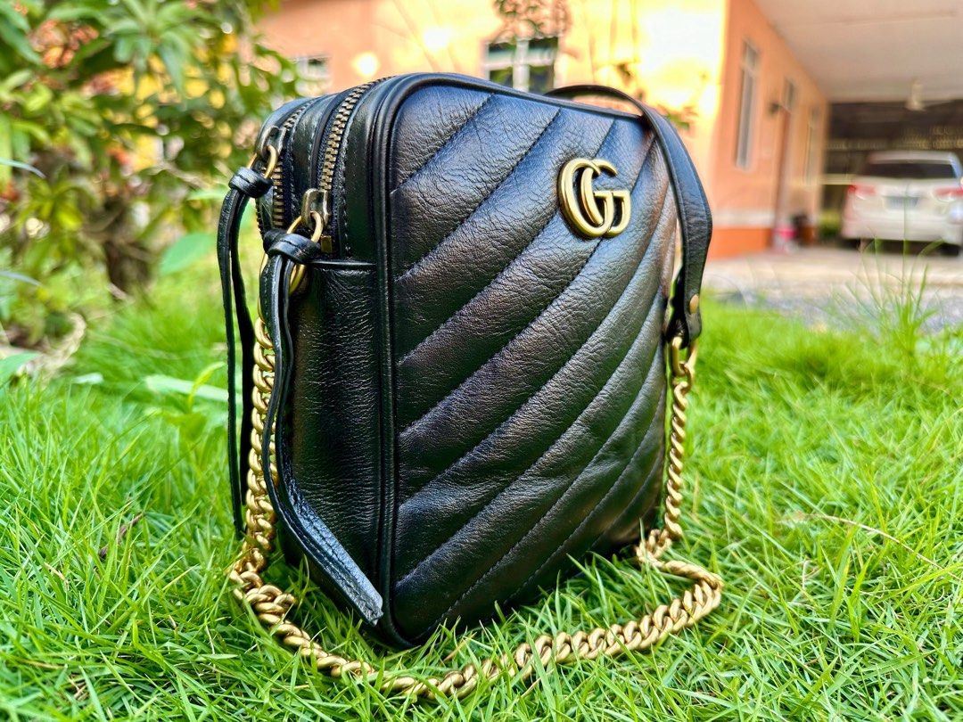 Gucci marmont mini chain on sale