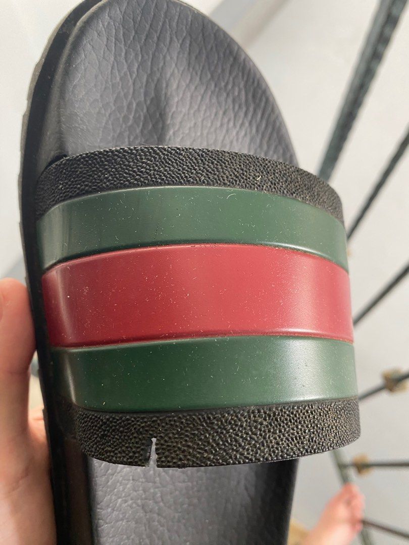 Gucci outlet slides paint