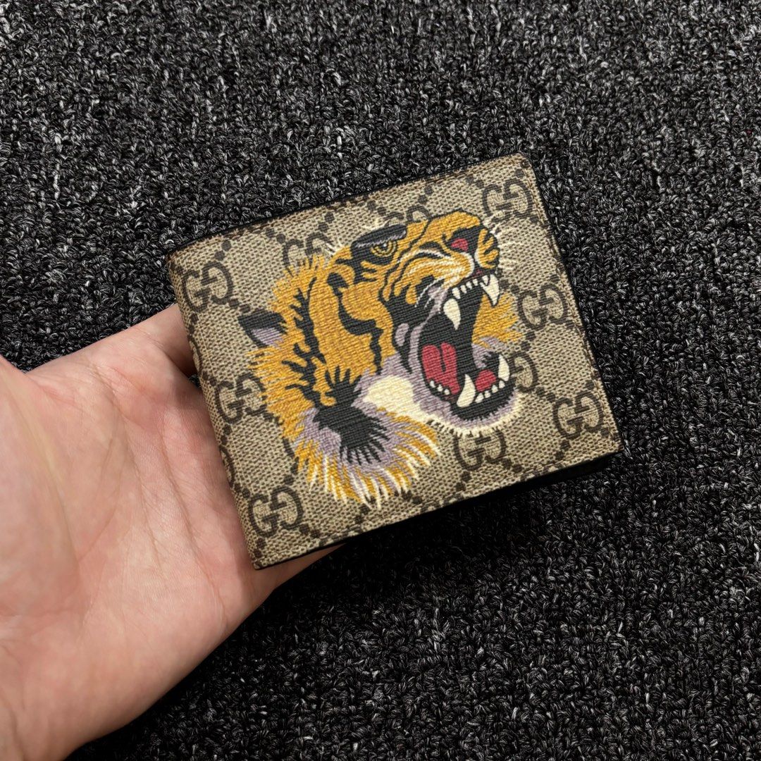 Gucci tiger hotsell supreme wallet