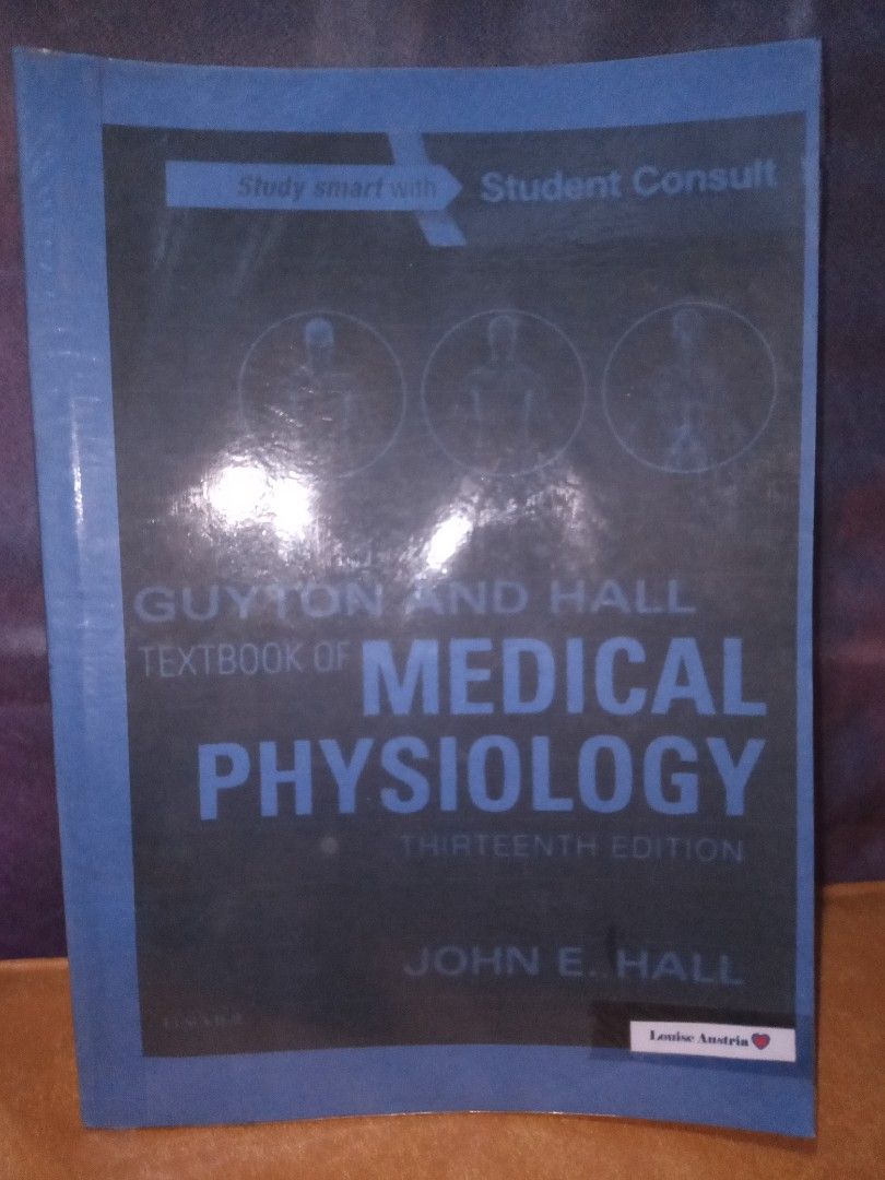 Guyton and Hall Physiology Book 13th Edition (Category: Textbooks) located in Quezon City. Submitted by louiseaust63096 (Listing ID 1273848588, Image 1). Description: Reprint *with few highlights naka plastic cover.