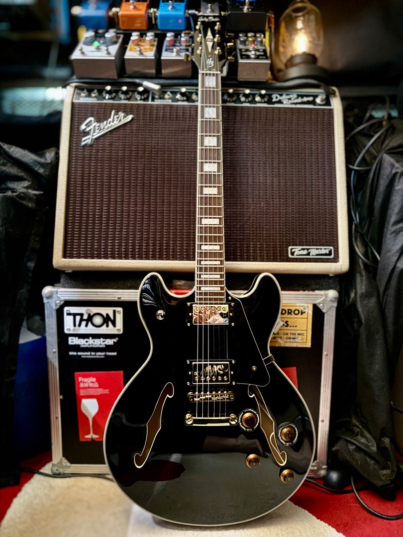 Harley benton hb 35 plus black best sale