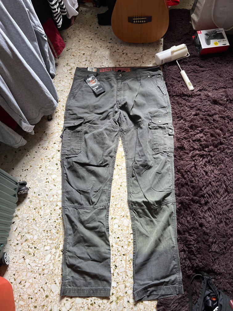 Harley Davidson Cargo Pants Men s Fashion Bottoms Jeans on