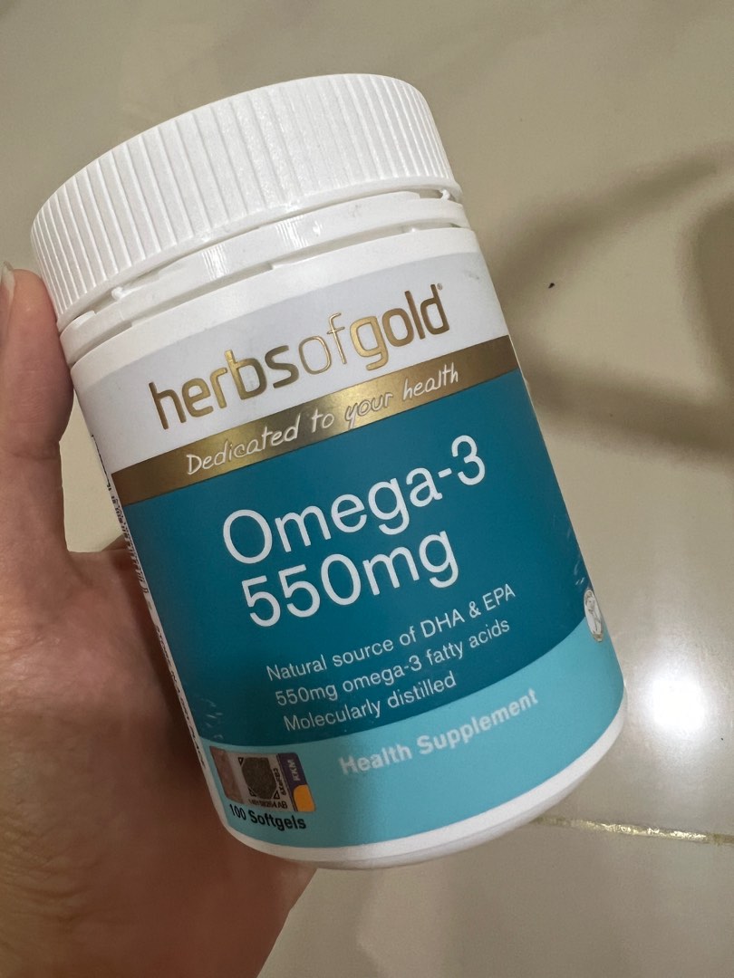 Herbs of gold deals omega 3 550mg