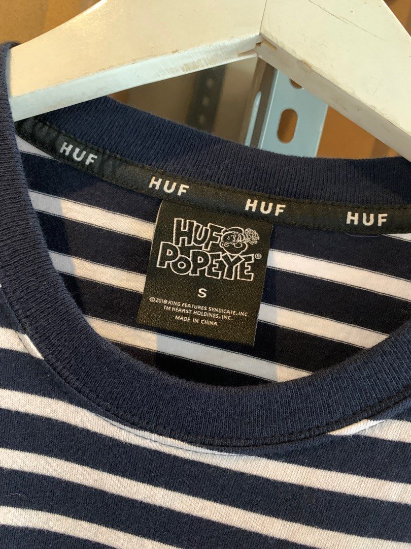HUF x Popeye Stripe T Shirt not supreme awake noah carhartt palace