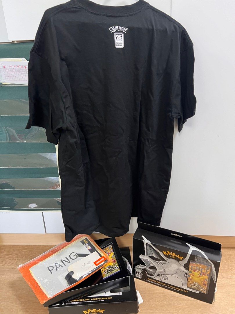 Hypebeast HBX x Pokemon card game bundle set couple 情侶裝噴火龍